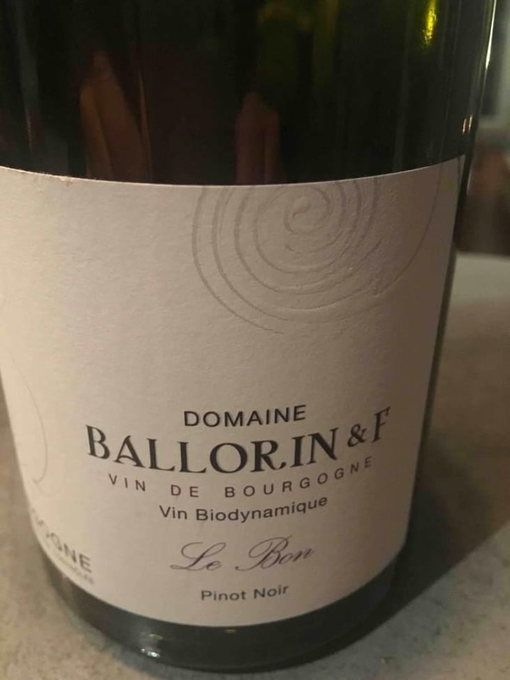 Le Bon - Domaine Ballorin - Gilles Ballorin 