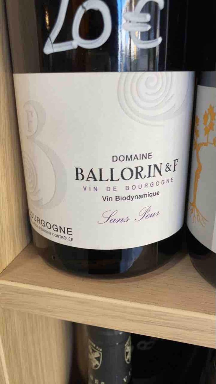 Le Bon - Domaine Ballorin - Gilles Ballorin 
