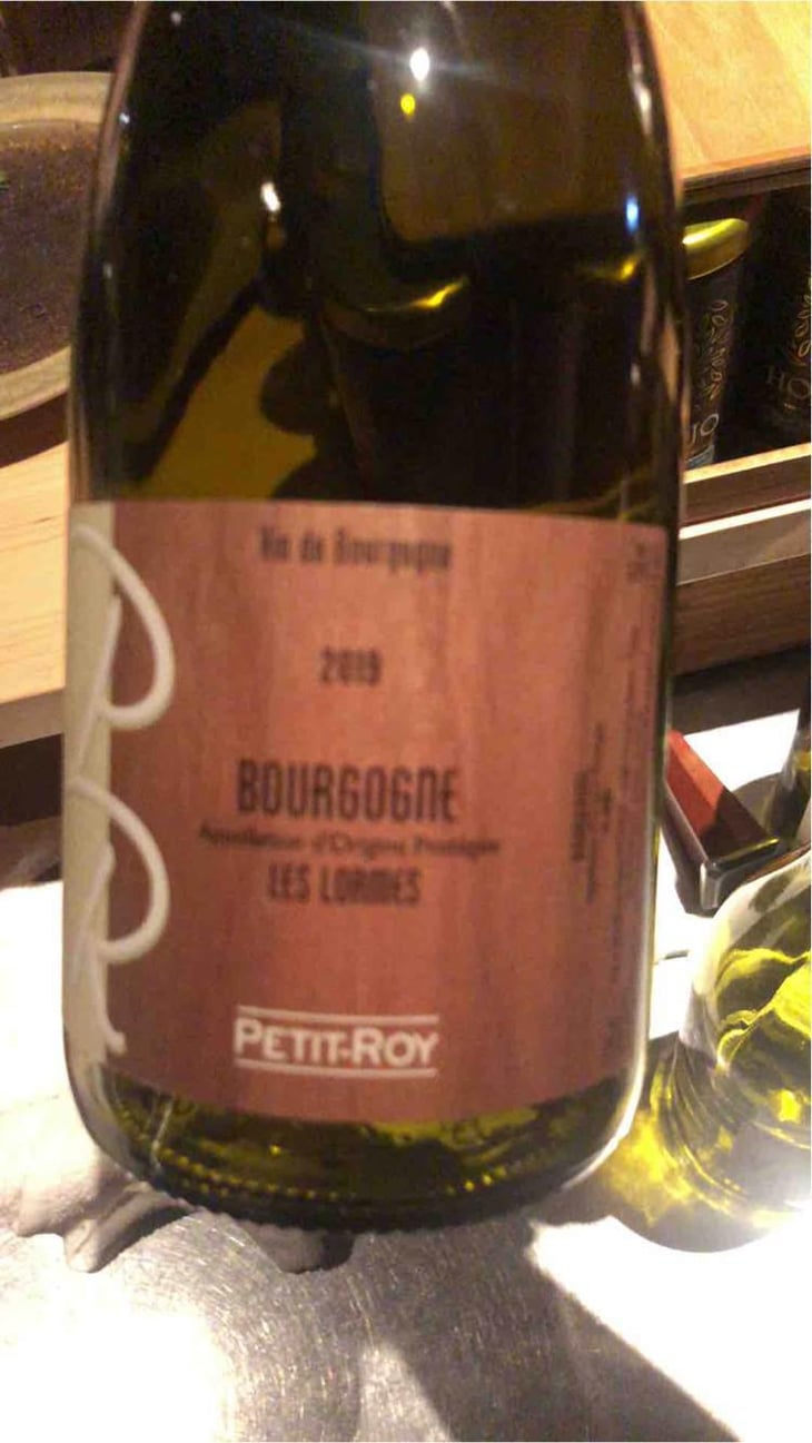 Bourgogne "Les Lormes" - Domaine Petit-Roy - Seiichi Saito 