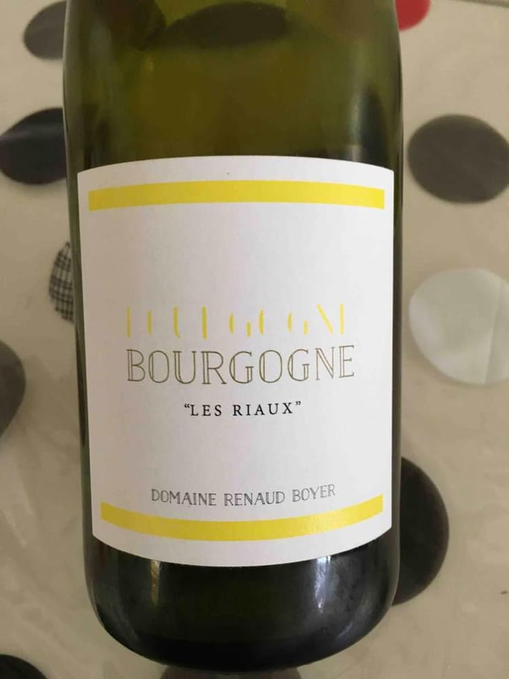 Bourgogne "Les Riaux" - Blanc - Domaine Renaud Boyer - Renaud Boyer 