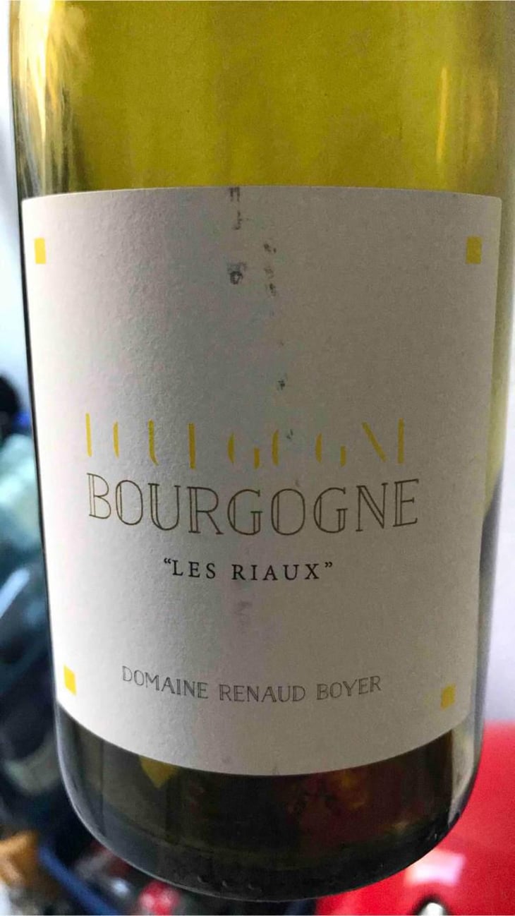 Bourgogne "Les Riaux" - Blanc - Domaine Renaud Boyer - Renaud Boyer 