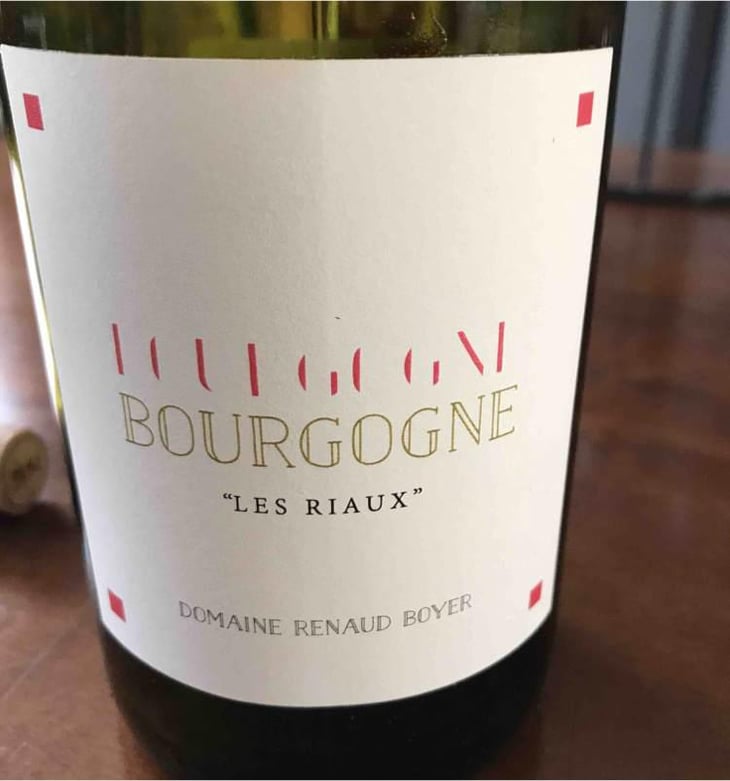 Bourgogne "Les Riaux" - Blanc - Domaine Renaud Boyer - Renaud Boyer 