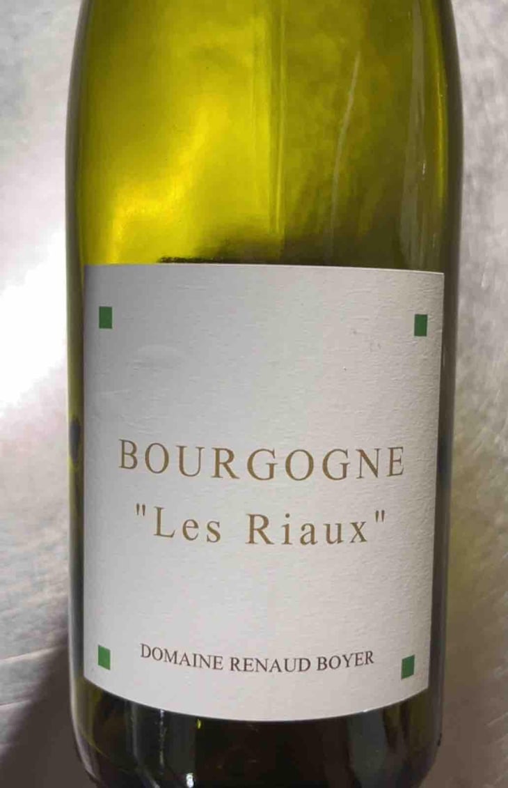 Bourgogne "Les Riaux" - Blanc - Domaine Renaud Boyer - Renaud Boyer 