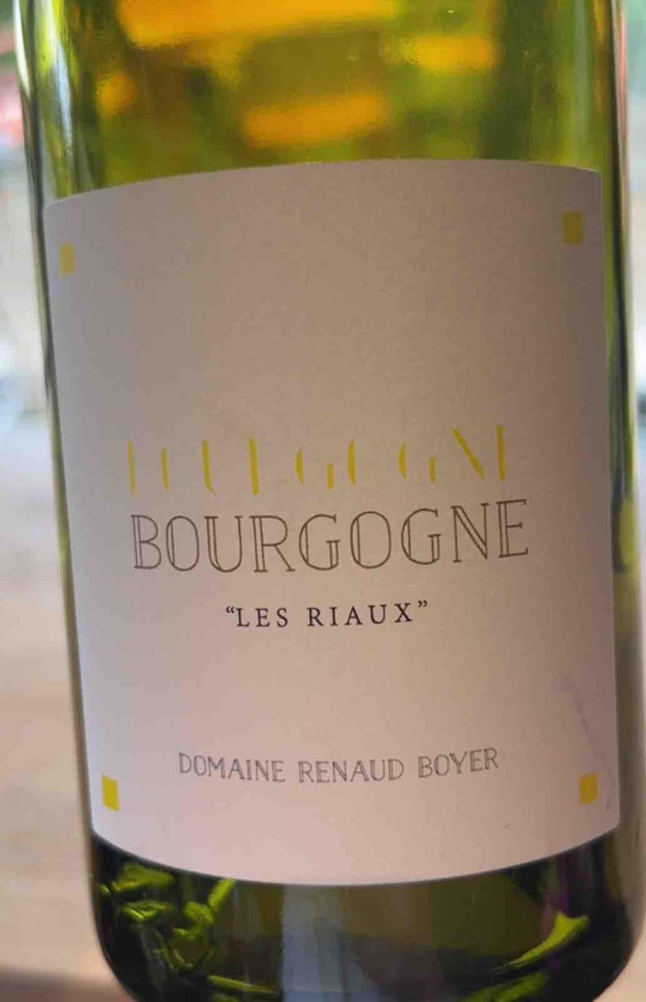 Bourgogne "Les Riaux" - Blanc - Domaine Renaud Boyer - Renaud Boyer 