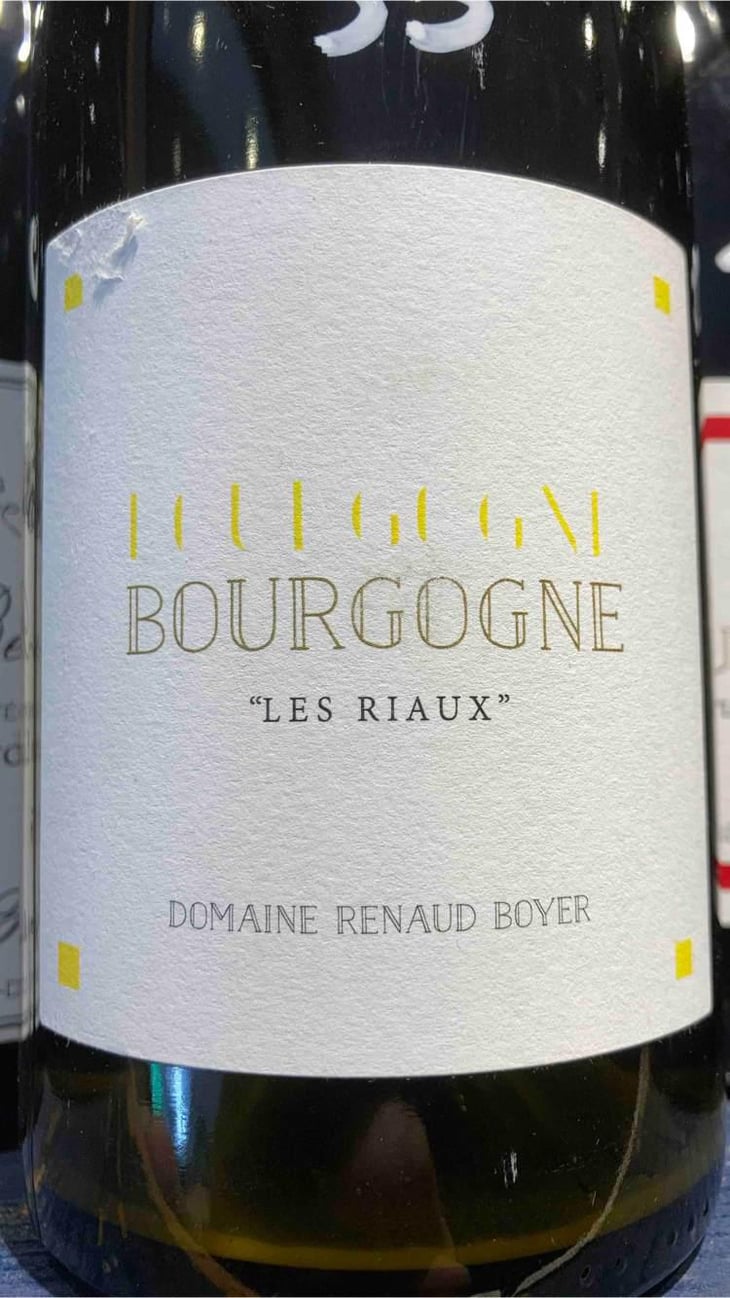 Bourgogne "Les Riaux" - Rouge - Domaine Renaud Boyer - Renaud Boyer 