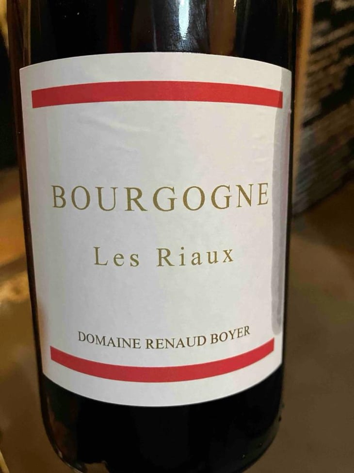Bourgogne "Les Riaux" - Rouge - Domaine Renaud Boyer - Renaud Boyer 