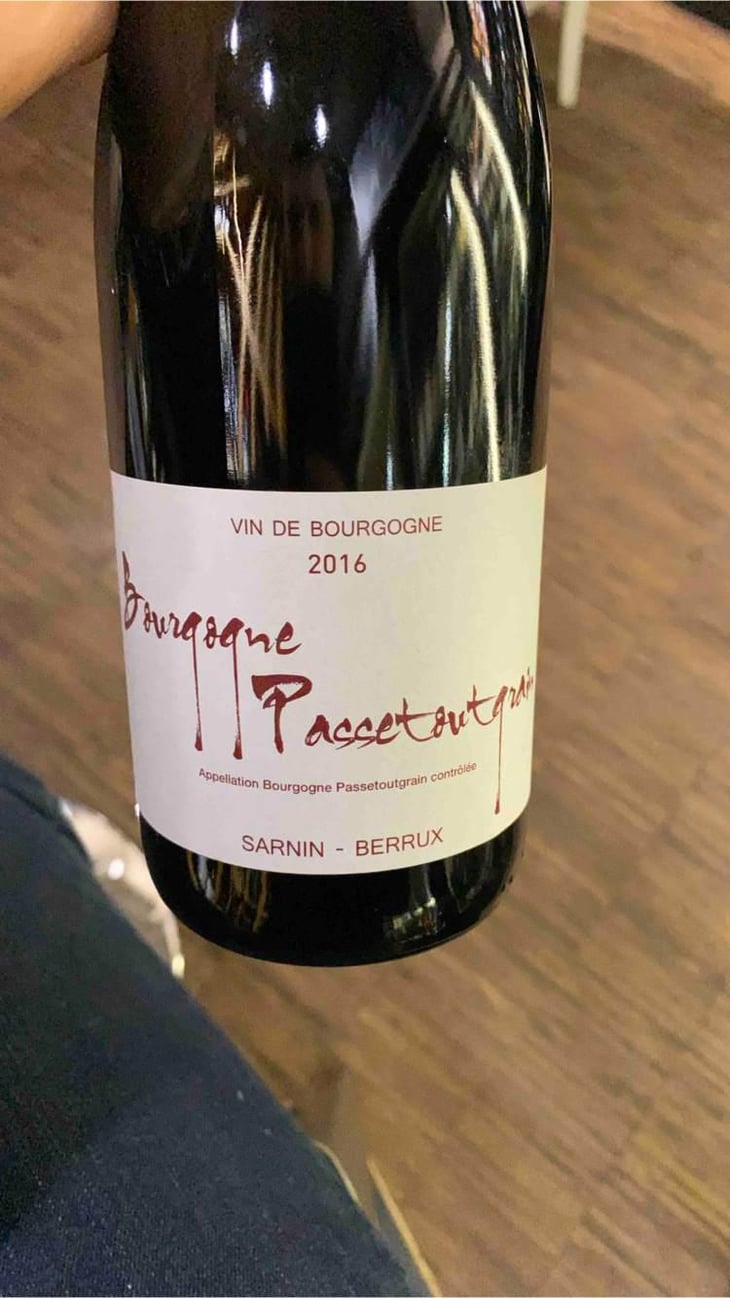 Bourgogne Passetoutgrain - Sarnin-Berrux - Jean-Pascal Sarnin & Jean-Marie Berrux 