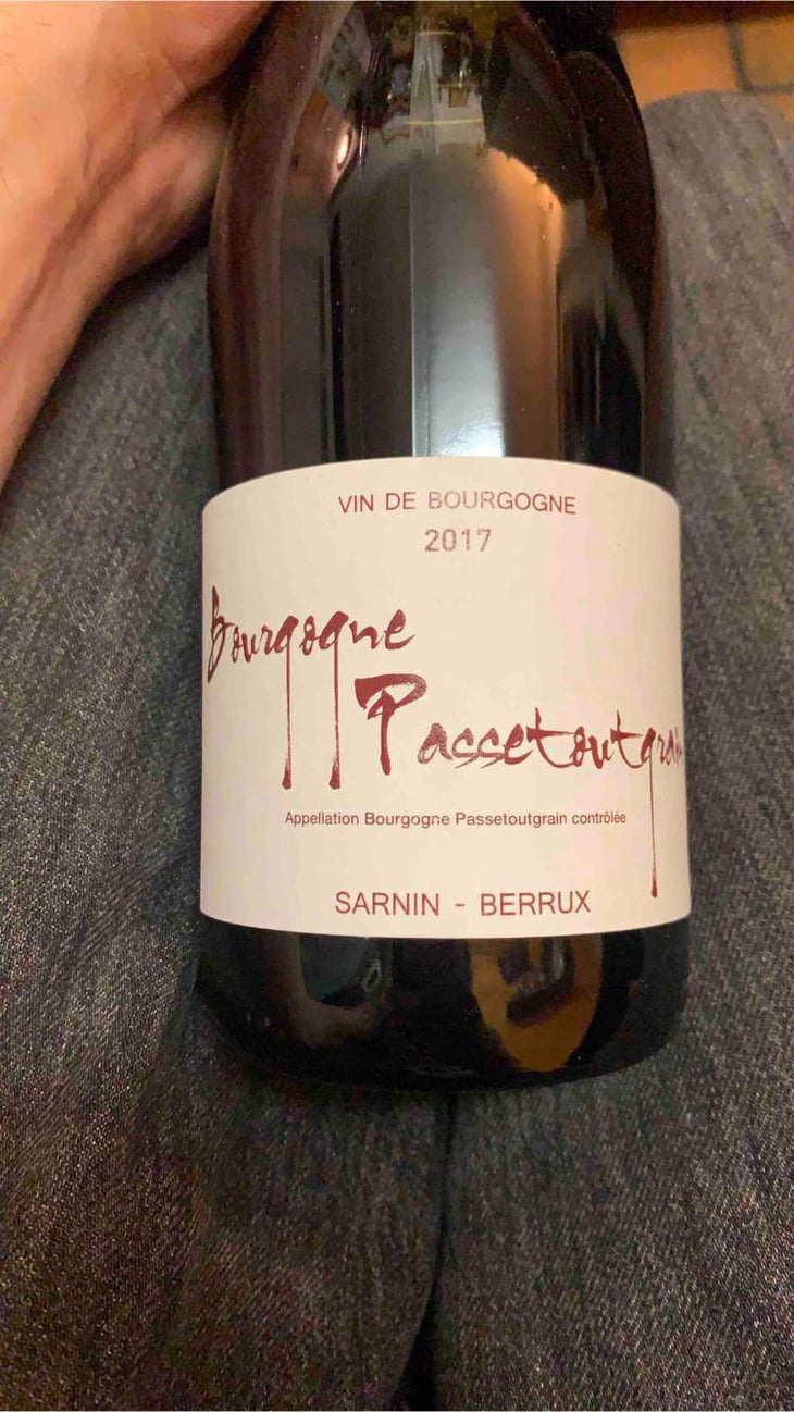Bourgogne Passetoutgrain - Sarnin-Berrux - Jean-Pascal Sarnin & Jean-Marie Berrux 