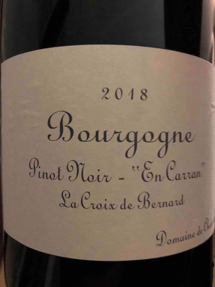 Bourgogne Pinot Noir "En Carran" - Domaine de Chassorney - Frédéric Cossard 