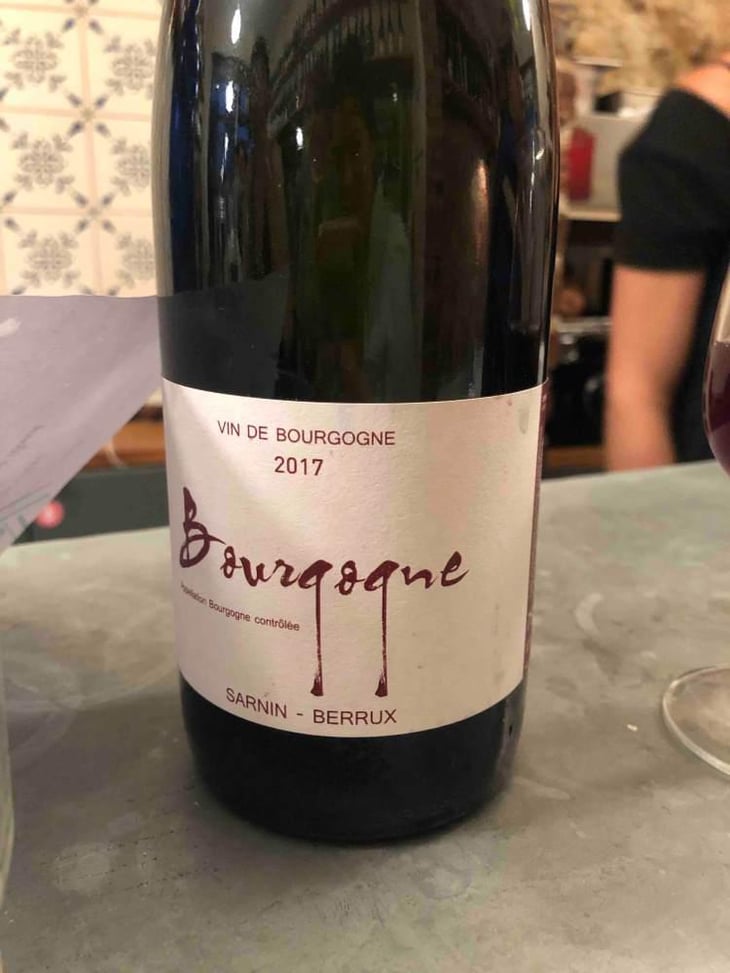 Bourgogne (rouge) - Sarnin-Berrux - Jean-Pascal Sarnin & Jean-Marie Berrux 