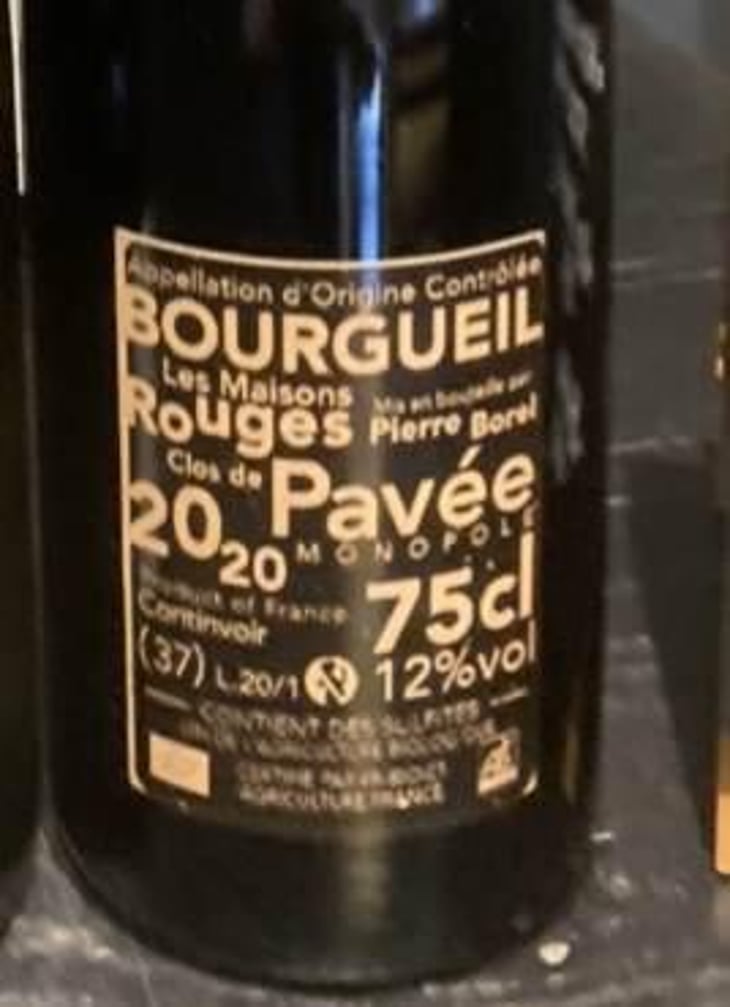 Clos de Pavée - Pierre Borel Vigneron - Pierre Borel 