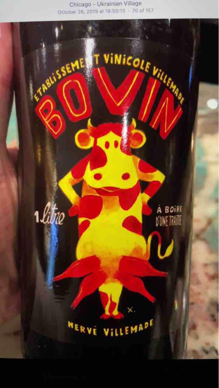 BOVIN Rouge (1 Litre) - Hervé Villemade - Hervé Villemade 