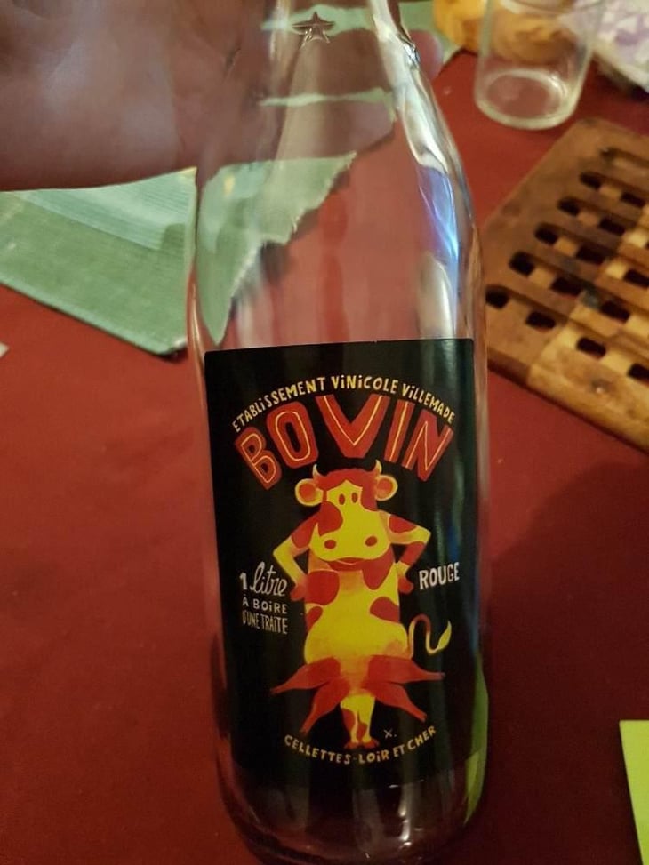 BOVIN Rouge (1 Litre) - Hervé Villemade - Hervé Villemade 