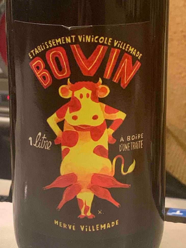 BOVIN Rouge (1 Litre) - Hervé Villemade - Hervé Villemade 