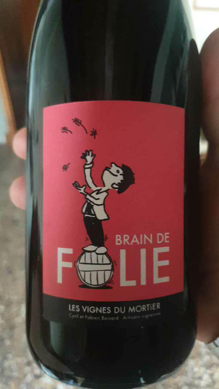 Brain de Folie Sauvignon (old label) - Domaine du Mortier - Fabien & Cyril Boisard 