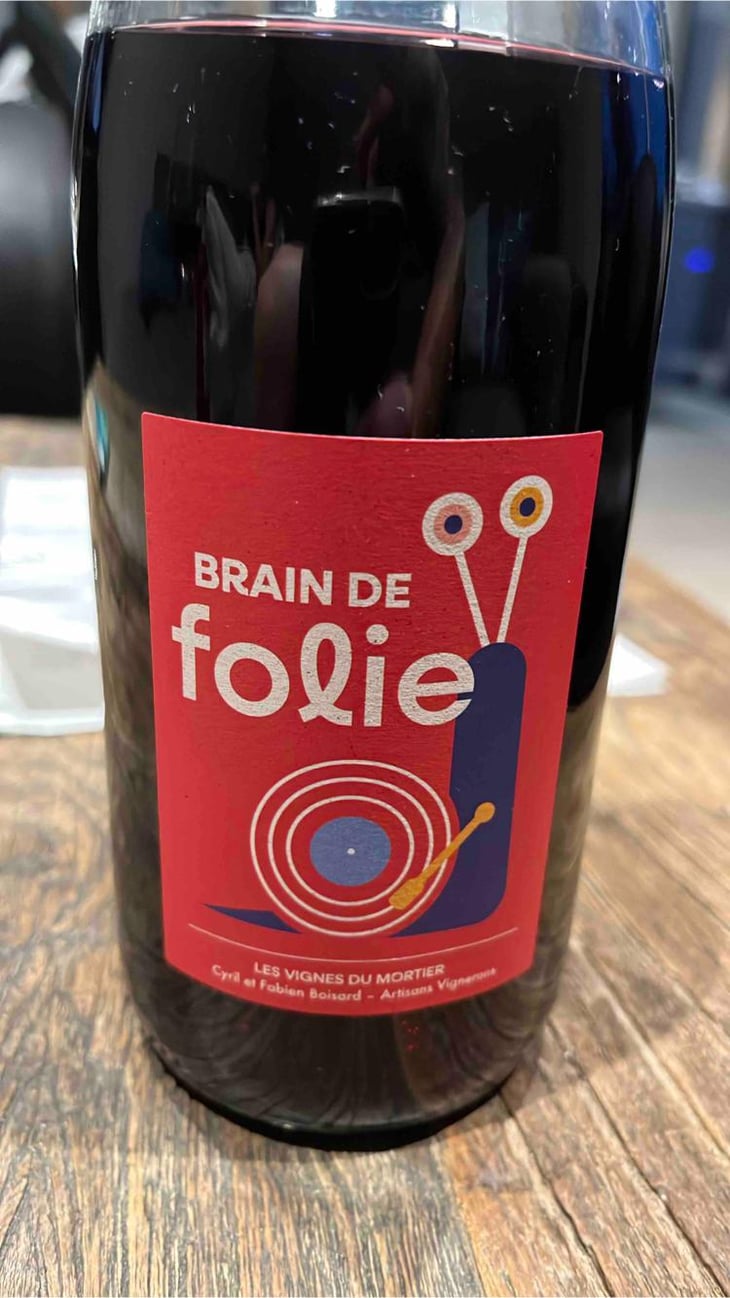 Brain de Folie Rouge (new label) - Domaine du Mortier - Fabien & Cyril Boisard 