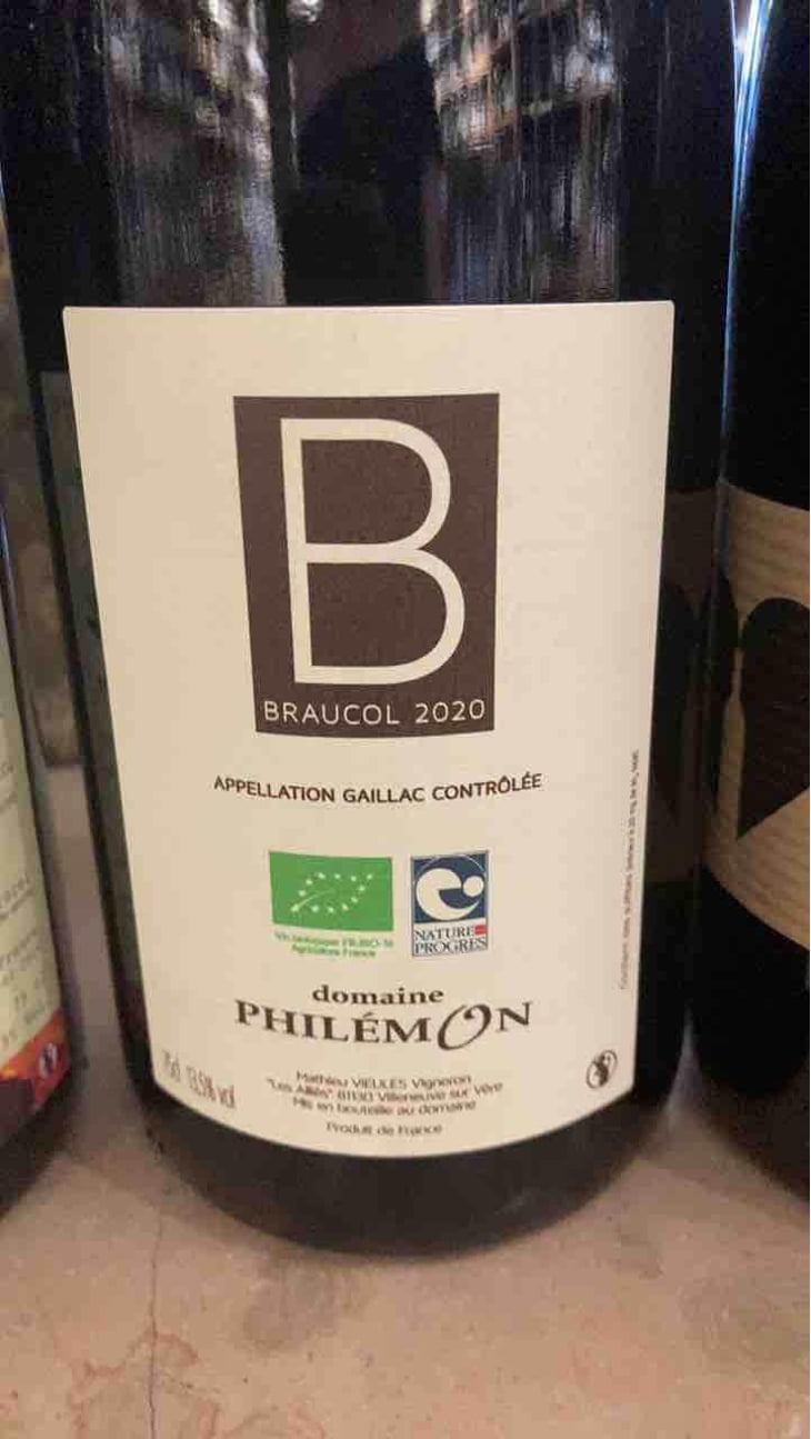 Braucol - Domaine Philémon - Mathieu Vieules -2020