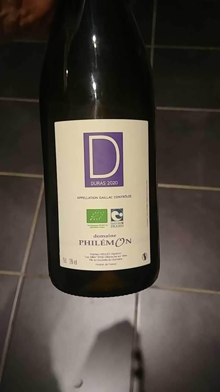 Braucol - Domaine Philémon - Mathieu Vieules -2020