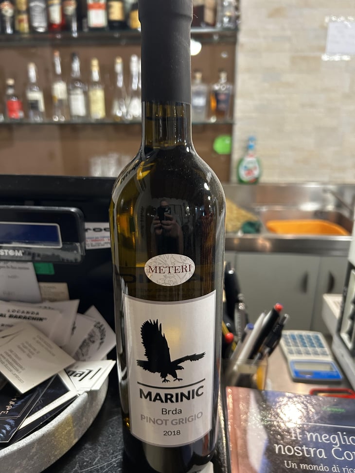 Brda Pinot grigio 2018 - Vini Noue Marinic - Charles-Louis de Noüe & Alis Marinic -2018