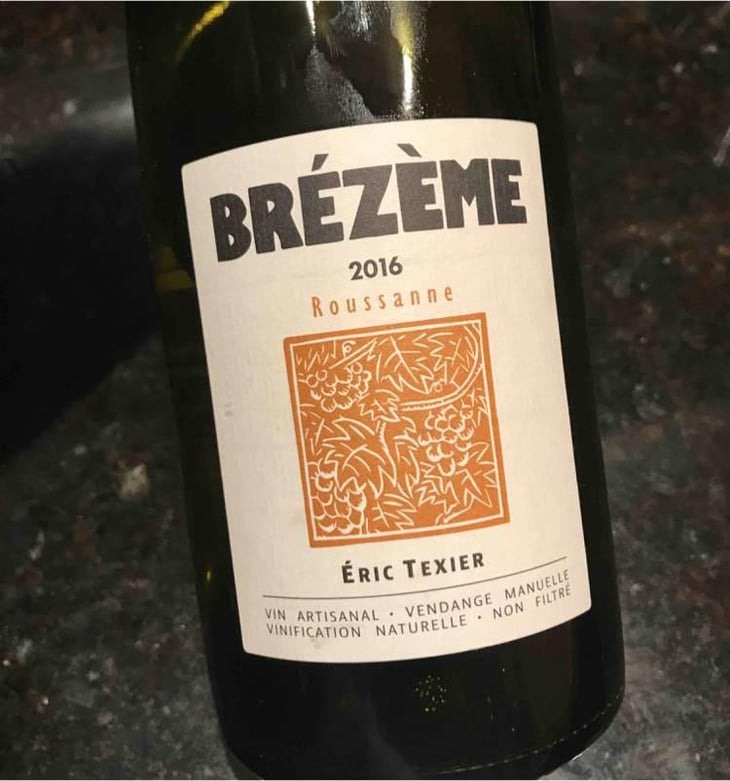 Brézème Roussanne - Domaine Eric Texier - Laurence et Eric Texier 