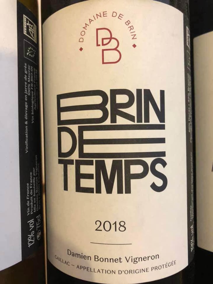 Brin de Temps - Domaine de Brin - Damien Bonnet 