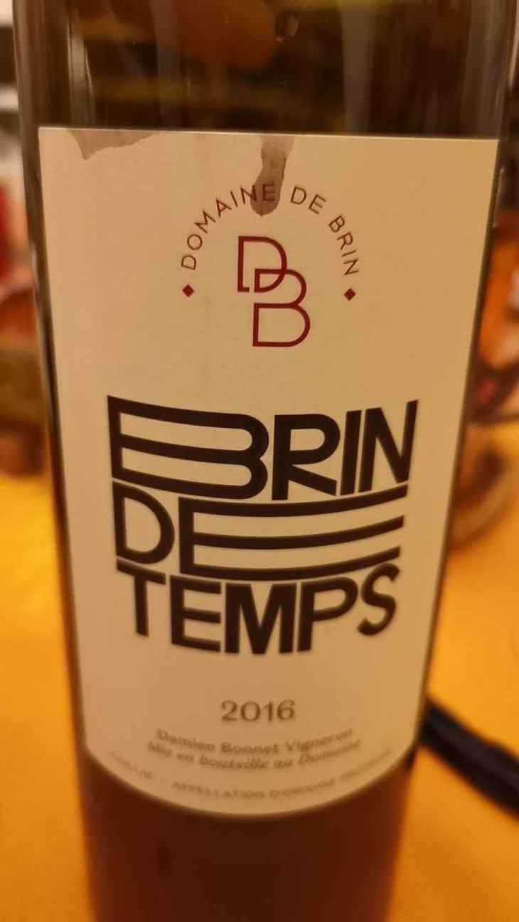 Brin de Temps - Domaine de Brin - Damien Bonnet 