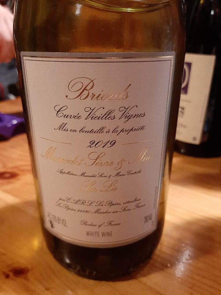Briords Cuvée Vieilles Vignes - Domaine de la Pépière - Marc Ollivier, Rémi Branger & Gwénaëlle Croix 