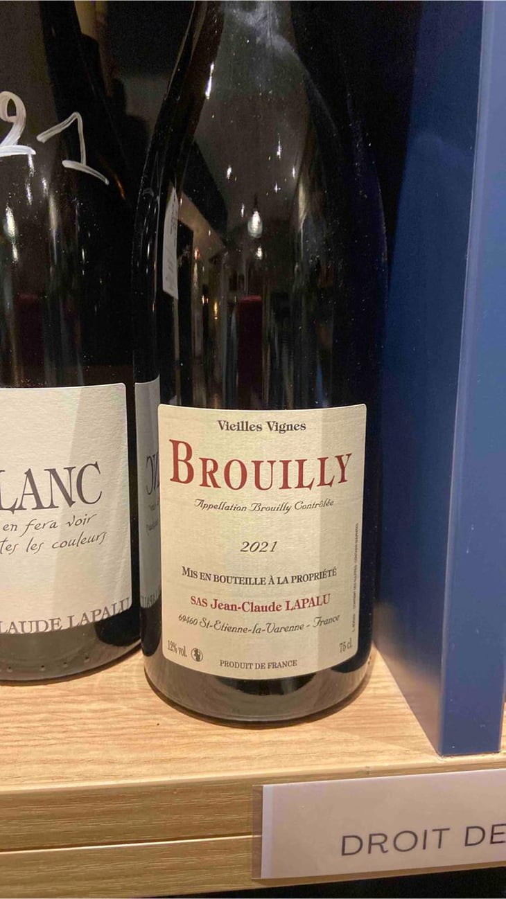 Brouilly Vieilles Vignes - Jean-Claude Lapalu - Jean-Claude Lapalu 