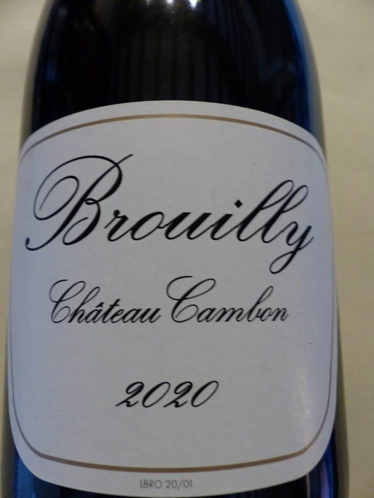Brouilly - Château Cambon - Alexandre Iwasuila, Marie Lapierre & Jean-Claude Chanudet 