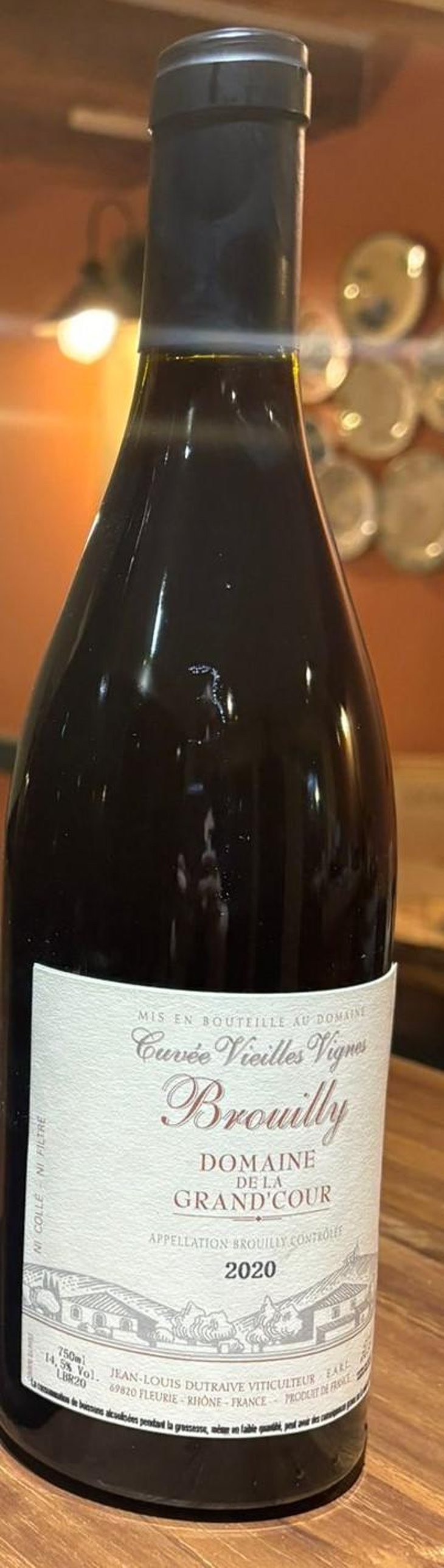 Brouilly Cuvée Vieilles Vignes - Domaine de la Grand'Cour - Jean-Louis Dutraive 