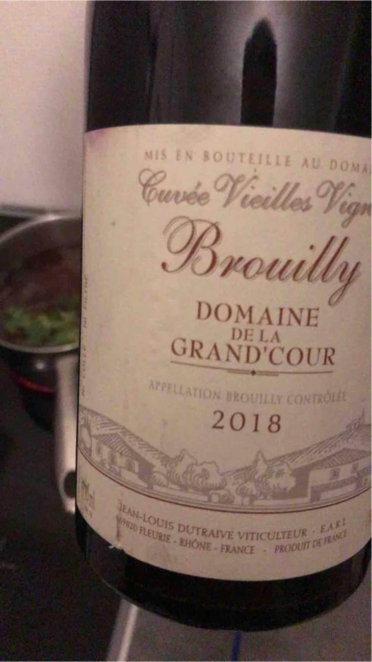 Brouilly Cuvée Vieilles Vignes - Domaine de la Grand'Cour - Jean-Louis Dutraive 