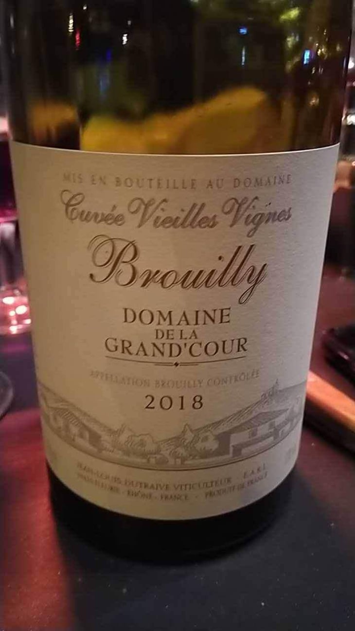 Brouilly Cuvée Vieilles Vignes - Domaine de la Grand'Cour - Jean-Louis Dutraive 