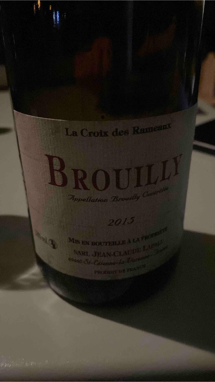 Brouilly La Croix des Rameaux - Jean-Claude Lapalu - Jean-Claude Lapalu 