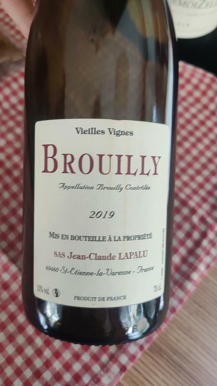 Brouilly Vieilles Vignes - Jean-Claude Lapalu - Jean-Claude Lapalu 
