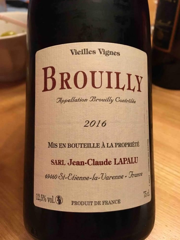 Brouilly Vieilles Vignes - Jean-Claude Lapalu - Jean-Claude Lapalu 