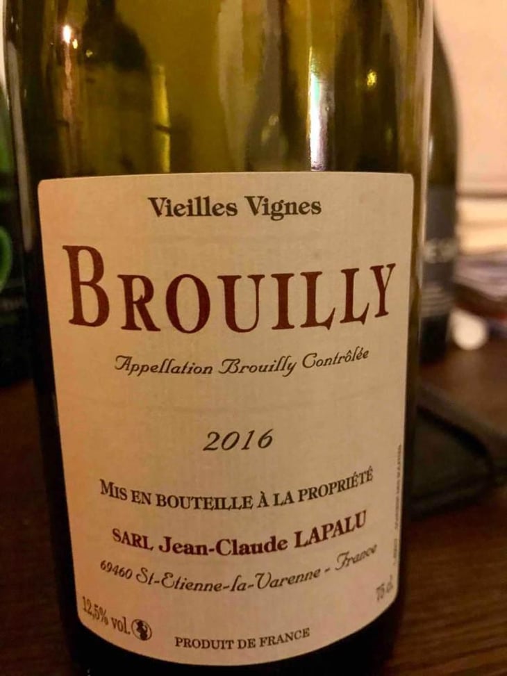 Brouilly Vieilles Vignes - Jean-Claude Lapalu - Jean-Claude Lapalu 