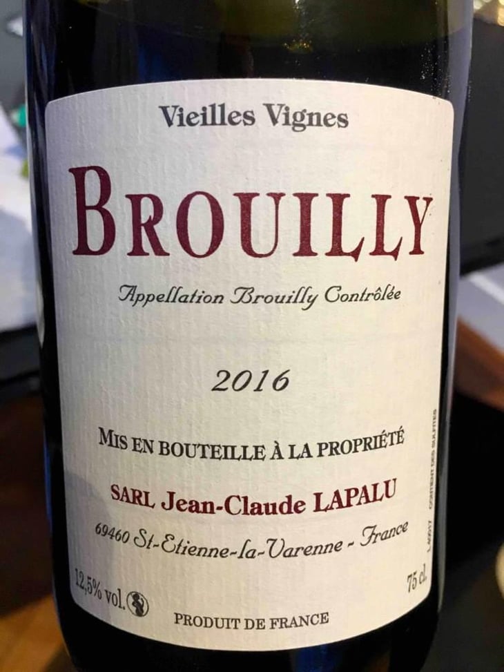 Brouilly Vieilles Vignes - Jean-Claude Lapalu - Jean-Claude Lapalu 