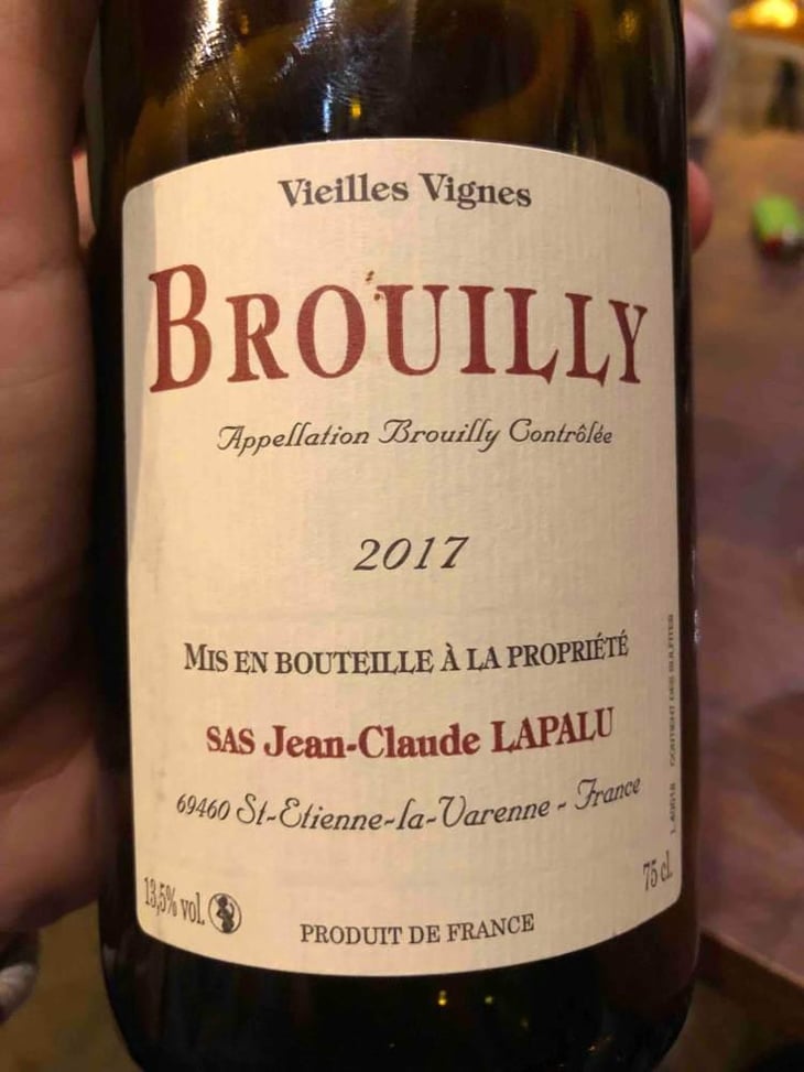 Brouilly Vieilles Vignes - Jean-Claude Lapalu - Jean-Claude Lapalu 