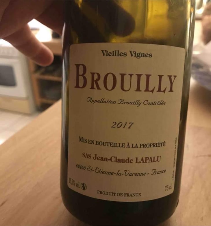 Brouilly Vieilles Vignes - Jean-Claude Lapalu - Jean-Claude Lapalu 