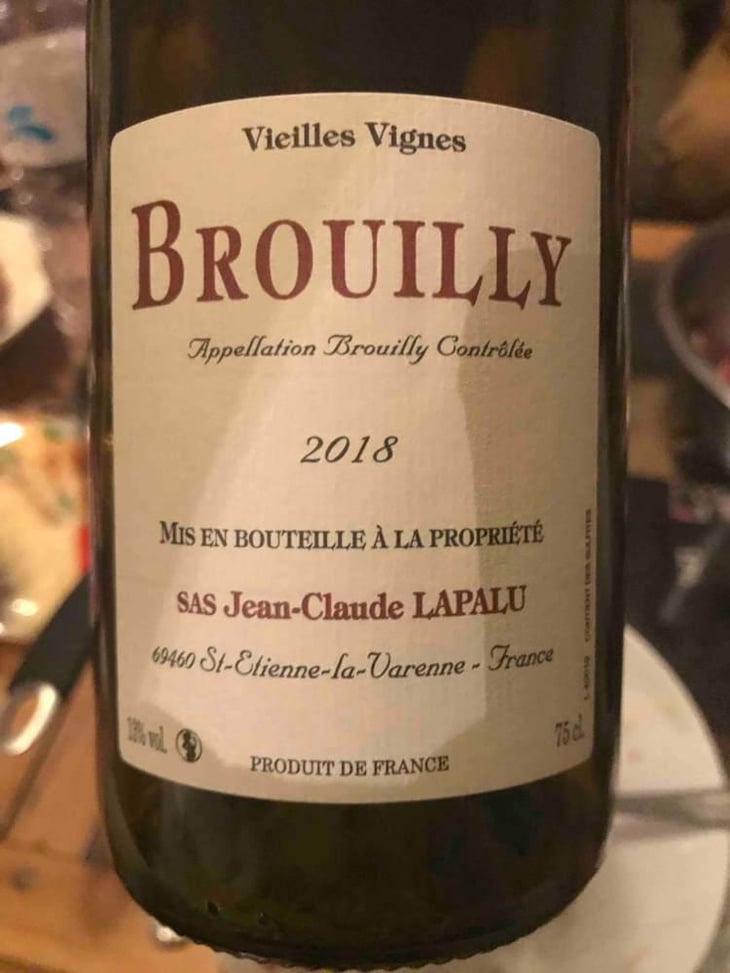 Brouilly Vieilles Vignes - Jean-Claude Lapalu - Jean-Claude Lapalu 