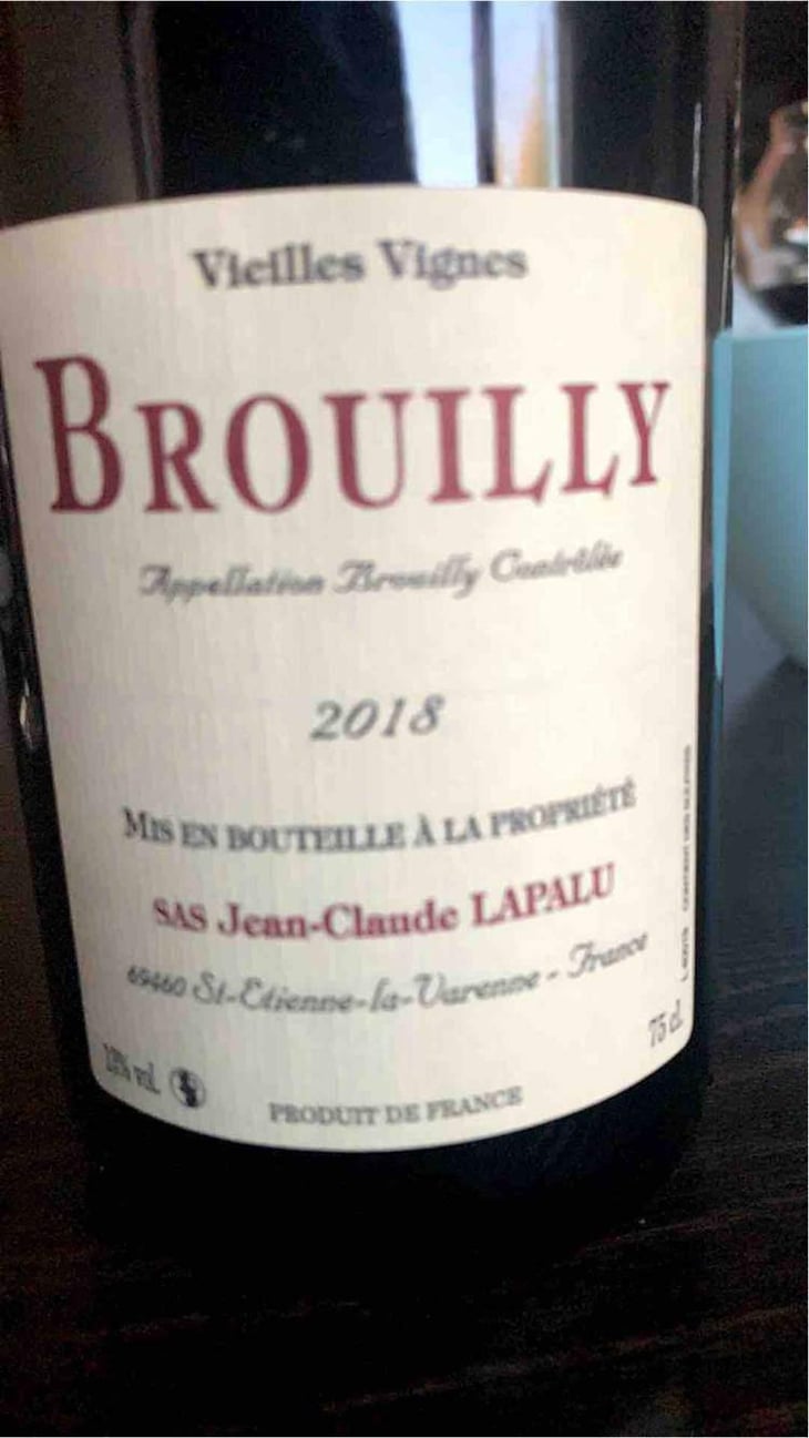 Brouilly Vieilles Vignes - Jean-Claude Lapalu - Jean-Claude Lapalu 
