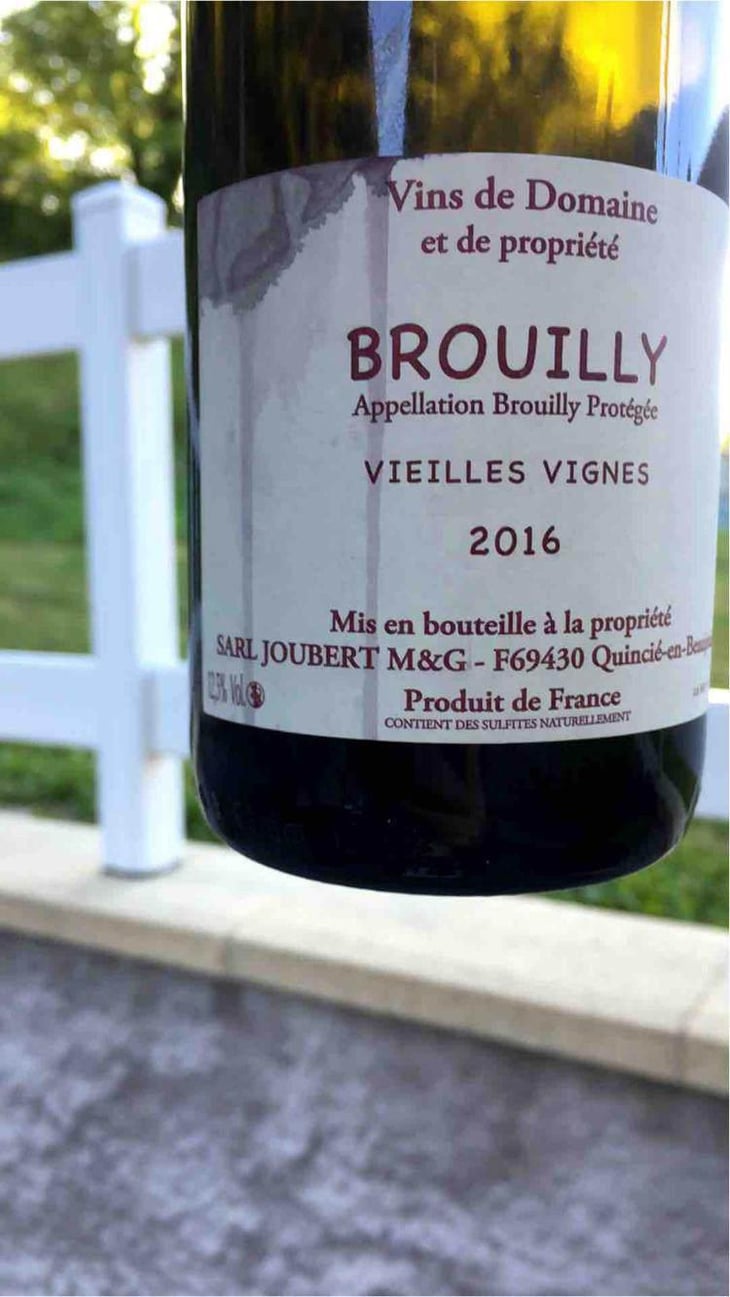 Brouilly Vieilles Vignes - Domaine Marcel Joubert - Carine Joubert 