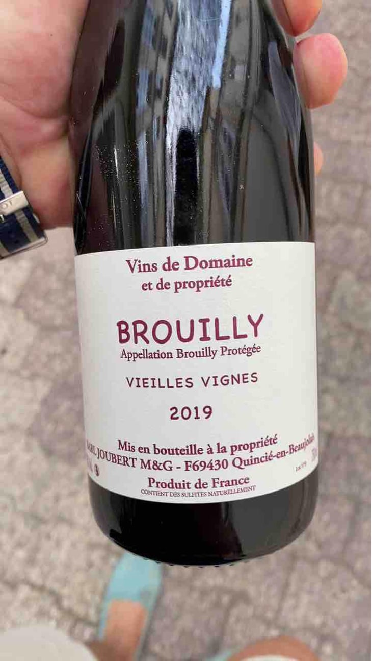Brouilly Vieilles Vignes - Domaine Marcel Joubert - Carine Joubert 