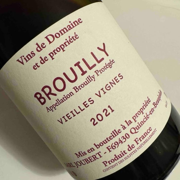 Brouilly Vieilles Vignes - Domaine Marcel Joubert - Carine Joubert 