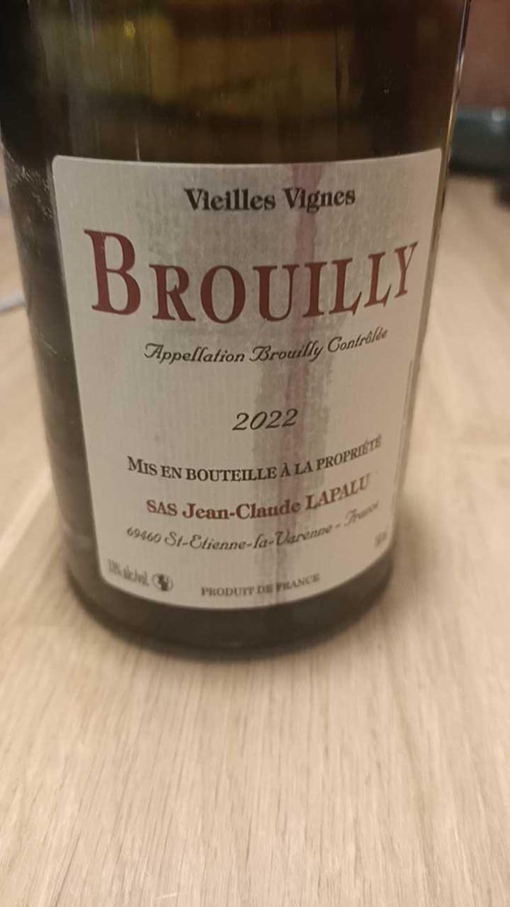 Brouilly Vieilles Vignes - Jean-Claude Lapalu - Jean-Claude Lapalu 
