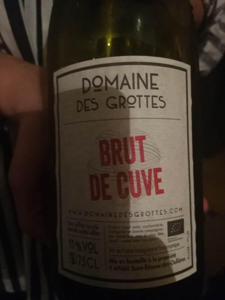 Brut de Cuve - Domaine des Grottes - Romain des Grottes 