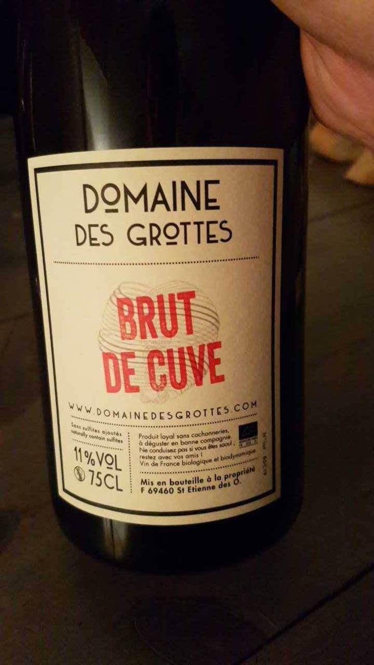 Brut de Cuve - Domaine des Grottes - Romain des Grottes 