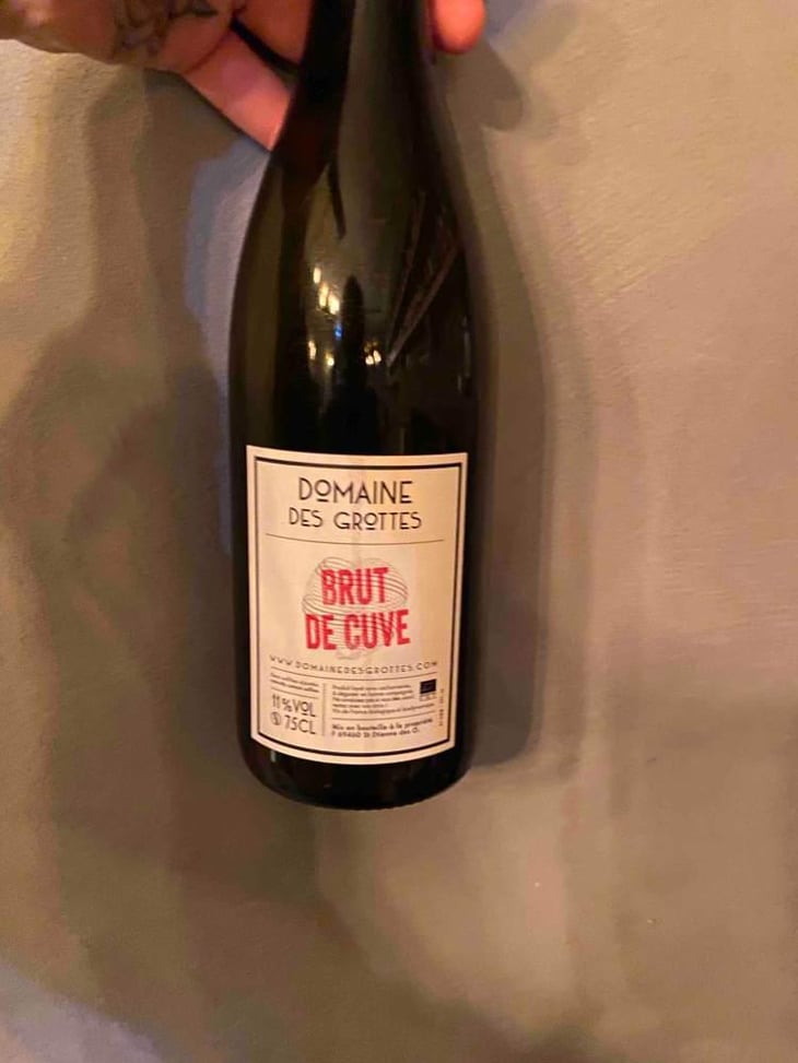 Brut de Cuve - Domaine des Grottes - Romain des Grottes 