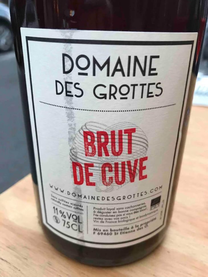 Brut de Cuve - Domaine des Grottes - Romain des Grottes 