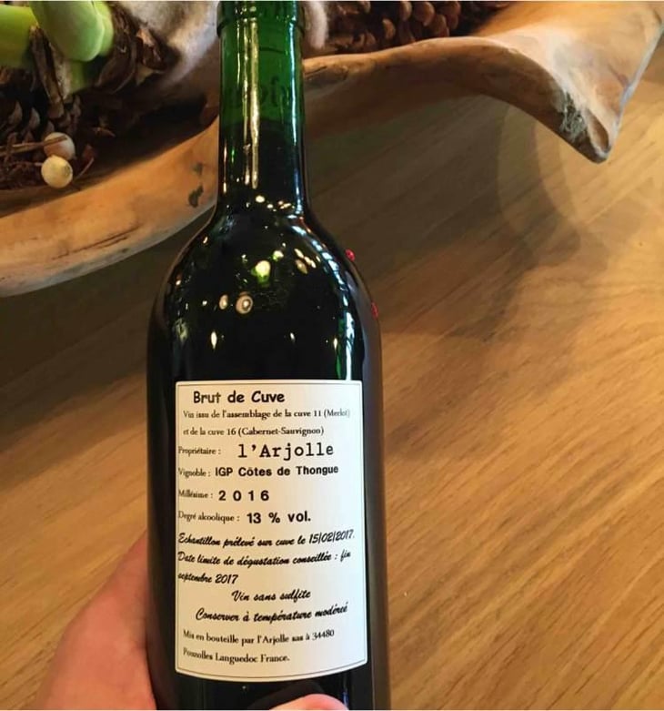 Brut de Cuve - Domaine de l'Arjolle - Francois Teisserenc 